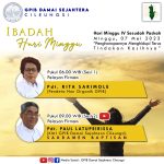 [09:00 WIB] – Ibadah Raya Hari Minggu 07 Mei 2023 (Minggu V Sesudah Paskah) – TATA IBADAH