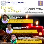 IBADAH Minggu 10 Des 2023 – TATA IBADAH